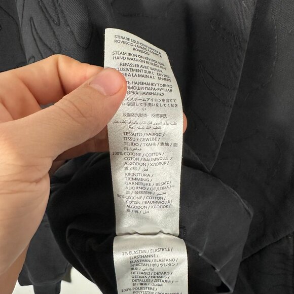 McQ by Alexander McQueen Swallow Swarm Embroidered Sweatshirt size 2XL - Picture 6 of 8